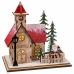 Kerstversiering Multicolour Huis 9,5 x 7,5 x 14,5 cm