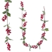 Christmas garland Red Green Foam Fabric 10 x 10 x 150 cm