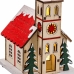 Julekule Flerfarget Kirke 9,5 x 7,5 x 14,5 cm