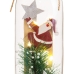 Kerstversiering Multicolour Kerstman Fles 7,2 x 7,2 x 32 cm