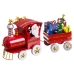 Kerstversiering Multicolour Trein Kerstman 39 x 11 x 23 cm