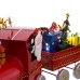 Décorations de Noël Multicouleur Train Père Noël 39 x 11 x 23 cm