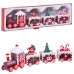 Kerstversiering Multicolour Trein 20 x 4,5 x 2,5 cm