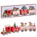 Kerstversiering Multicolour Trein 24,5 x 6,5 x 3 cm