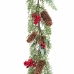 Christmas garland Red Green Plastic Pineapples 20 x 20 x 150 cm