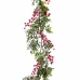 Kerstkrans Rood Groen Plastic 150 x 8 x 8 cm