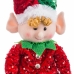 Kerstversiering Rood Groen Elf 30 x 8 x 56 cm