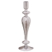 Candelabro Argentato Cristallo Natale 9 x 9 x 28 cm