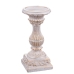 Candelabro Blanco Resina Navidad 9 x 9 x 19,5 cm