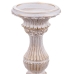 Candelabro Bianco Resina Natale 9 x 9 x 19,5 cm