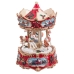 Décorations de Noël Multicouleur Carrousel 12 x 12 x 16,5 cm