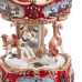 Décorations de Noël Multicouleur Carrousel 12 x 12 x 16,5 cm