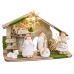 Presépio de Natal Multicolor Polietileno Madeira MDF 22,5 x 8,5 x 16,5 cm (5 Peças)