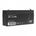 Battery for Uninterruptible Power Supply System UPS Green Cell AGM14 6 V