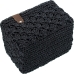 Set of Baskets Alexandra House Living 03821 Black wicker Rattan Natural Fibre (3 Units)