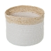 Set of Baskets Alexandra House Living 03778 White wicker Rattan Natural Fibre (2 Units)