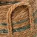 Conjunto de Cestos Alexandra House Living 03839 Castanho Madeira Rotim Fibra natural (6 Unidades)