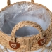 Lot de paniers Alexandra House Living 03792 Blanc osier Rotin Fibre naturelle (3 Unités)