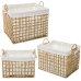 Korgset Alexandra House Living 03849 Brun Trä Rattan Naturliga fibrer (3 antal)