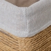 Conjunto de Cestos Alexandra House Living 03852 Castanho Madeira Rotim Fibra natural (6 Unidades)