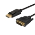 Adaptateur DisplayPort vers DVI Savio CL-122 Noir 3 m