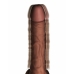 Realistische Dildo Pipedream - King Cock Natuurlijk Bruin