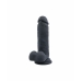 Dildo realist Virgite R12 Negru 14,4 cm