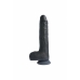 Dildo realist Virgite R13 Negru 20 cm