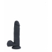 Realistyczne dildo Virgite R16 Czarny 16 cm