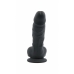 Dildo realist Virgite R33 Negru 18,5 cm