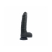 Realistyczne dildo Virgite R9 Czarny 19 cm