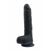 Dildo realist Virgite R10 Negru 21 cm