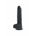 Realistyczne dildo Virgite R14 Czarny 23 cm