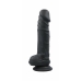 Dildo Realista Virgite R23 Preto 20 cm