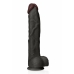 Dildo Realista Captain Red Prodigy TPE Preto 34,5 cm