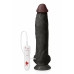 Natürlicher Vibrator Captain Red Schwarz 31 cm