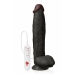 Natürlicher Vibrator Captain Red Schwarz 31 cm