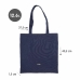 Sac en toile Milan 1918 Blue marine 38 x 41 cm