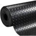 Tapijt Exma Zwart Natuurlijk rubber 1 x 10 m Diamant