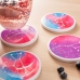 Customisable Coaster for Cutting Plotter Cricut Ceramic White (4 Units)