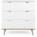 Cajonera Scandinavian Blanco 79,8 x 40 x 86,5 cm