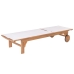 Ligstoel Nina Branco 200 x 65 x 36 cm