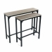 Set of 2 tables Versa Metalli (25 x 80 x 95 cm) (63 x 25 x75 cm)