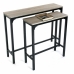 Set of 2 tables Versa Metal (25 x 80 x 95 cm) (63 x 25 x75 cm)