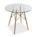 Side table Versa Crystal Metal (80 x 73 x 80 cm)