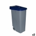 Caixote do Lixo com Rodas Denox Azul 85 L 58 x 41 x 76 cm (2 Unidades)