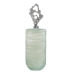 Fles Groen Zilverkleurig Aluminium Kristal 19 x 13 x 62 cm Decoratief