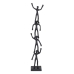 Figură Decorativă Negru Aluminiu 13 x 12 x 75 cm