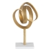 Decoratieve figuren Wit Gouden Aluminium Marmer 21 x 17 x 38 cm