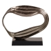 Decorative Figure Black Silver Aluminium 52 x 15 x 46 cm